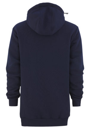 Superior tall hoodie navy back